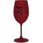 NEJSEM ONLINE JSEM ONWINE - bordo sklenice na víno 350 ml
