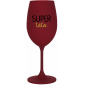 SUPER TÁTA - bordo sklenice na víno 350 ml