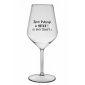 JSEM KRÁSNÝ A SEXY! (A TAKY ŽENATÝ...) - čirá nerozbitná sklenice na víno 470 ml