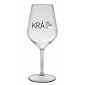 KRÁSNÁ KRÁLOVNA KRÁSY - čirá nerozbitná sklenice na víno 470 ml