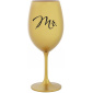 MRS. - zlatá sklenice na víno 350 ml