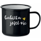 BABIČKA JEŠTĚ VÍC - černý plecháček 350 ml