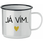 JÁ VÍM. - bílý plecháček 350 ml