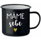 MÁME SEBE - černý plecháček 350 ml