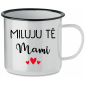 MILUJU TĚ MAMI - bílý plecháček 350 ml