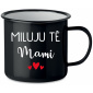 MILUJU TĚ MAMI - černý plecháček 350 ml