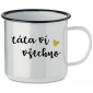 TÁTA VÍ VŠECHNO - bílý plecháček 350 ml