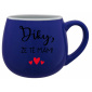 DÍKY, ŽE TĚ MÁM! - modrý keramický hrníček 300 ml