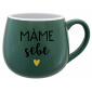 MÁME SEBE - zelený keramický hrníček 300 ml