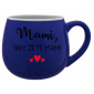 MAMI, DÍKY, ŽE TĚ MÁM! - modrý keramický hrníček 300 ml