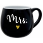 MRS. - černý keramický hrníček 300 ml