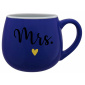 MRS. - modrý keramický hrníček 300 ml