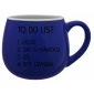 TO DO LIST:  BÝT ÚŽASNÁ - modrý keramický hrníček 300 ml