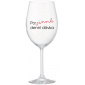 POVINNÁ DENNÍ DÁVKA - čirá sklenice na víno 350 ml