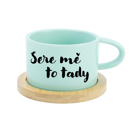 SERE MĚ TO TADY - mint hrníček makronka 200 ml
