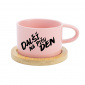 DALŠÍ NA PIČU DEN - růžový hrníček makronka 200 ml