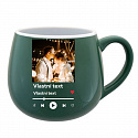 Personalizovaný keramický buclatý hrneček s motivem přehrávače