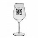 Personalizovaná nerozbitná sklenice s QR kódem