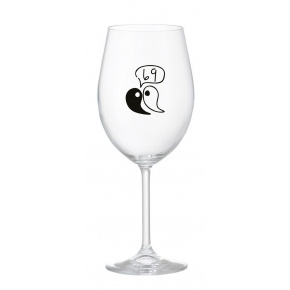 69 - čirá sklenice na víno 350 ml
