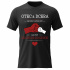 Pánské bavlněné tričko s potiskem - OTEC & DCERA - černé