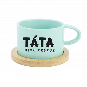 TÁTA MIMO PROVOZ - mint hrníček makronka 200 ml TÁTA MIMO PROVOZ - mint hrníček makronka 200 ml