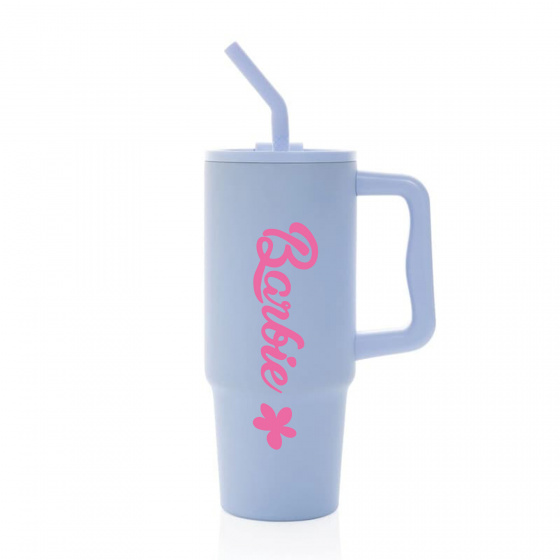 BARBIE - světle modrý cestovní termohrnek 900 ml  
