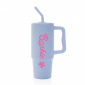 BARBIE - světle modrý cestovní termohrnek 900 ml  