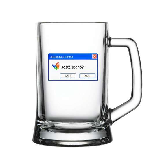 APLIKACE PIVO - pivní sklenice 0,5 l