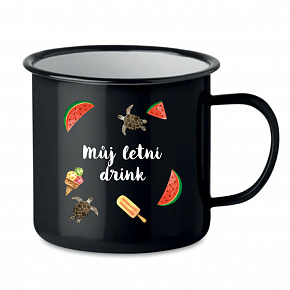 Personalizovaný retro plecháček s letním mixem 