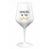 DANCING IN THE WINE - bílá nerozbitná sklenice na víno 470 ml