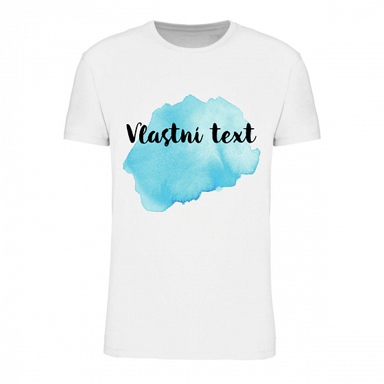 Personalizované pánské tričko - Akvarelový otisk
