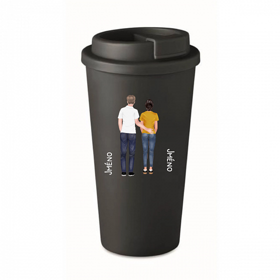 Personalizovaný cestovní termohrnek s párem