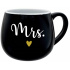 MRS. - černý keramický hrníček 300 ml