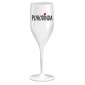 POHODINDA - bílá nerozbitná prosecco sklenice 150 ml