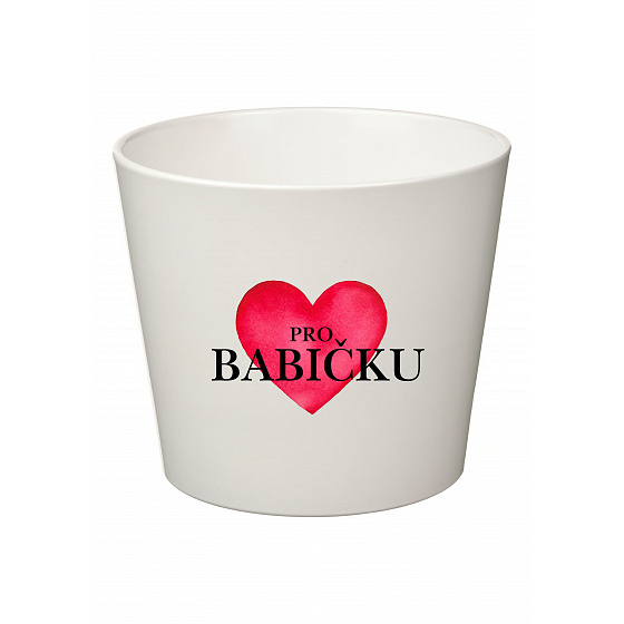 PRO BABIČKU - velký květináč 