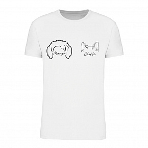 Personalizované dámské tričko se zvířecímí oušky