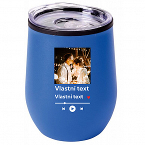 Personalizovaný cestovní termohrnek "BOWL" s motivem přehrávače
