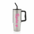 BARBIE - stříbrný cestovní termohrnek 900 ml  