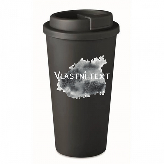 Personalizovaný cestovní termohrnek s barevnou skvrnou