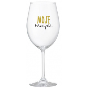 MOJE TERAPIE - čirá sklenice na víno 350 ml