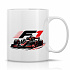 F1 - klasický bílý keramický hrníček 300 ml