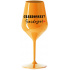 CHARDONNAY? ŠARDOJÓÓ! - oranžová nerozbitná sklenice na víno 470 ml