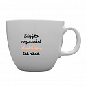 Personalizovaný MEGA XXL keramický hrnek 1 000 ml - když to nezvládne … tak nikdo