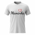 Dámské bavlněné tričko s potiskem - MAMINKA - bílé