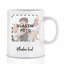 Personalizovaný klasický bílý keramický hrníček 300 ml s fotkou mazlíčka a textem
