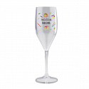 Personalizovaná nerozbitná prosecco sklenice pro paní učitelku/pana učitele (pomůcky)