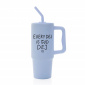 EVERY DEJ IS GUD DEJ - světle modrý cestovní termohrnek 900 ml  