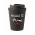 MILUJU TĚ MAMI - černý termohrnek 300 ml