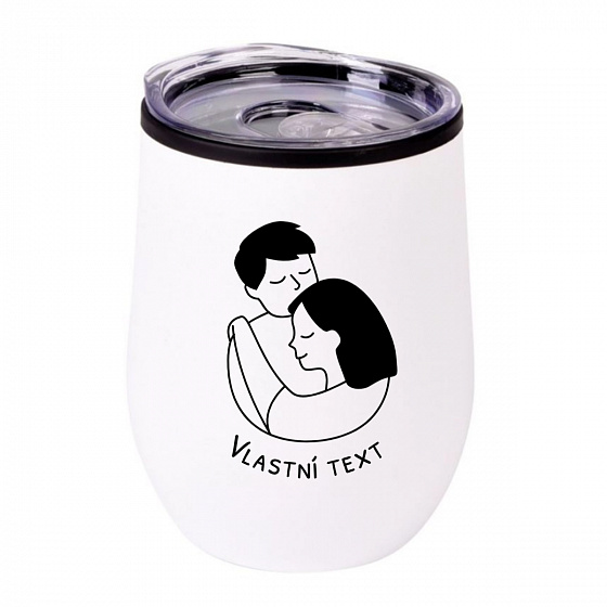 Personalizovaný termohrnek "BOWL" - pár v objetí 