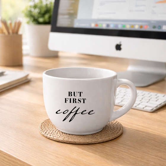 BUT FIRST COFFEE - keramický hrnek 400 ml